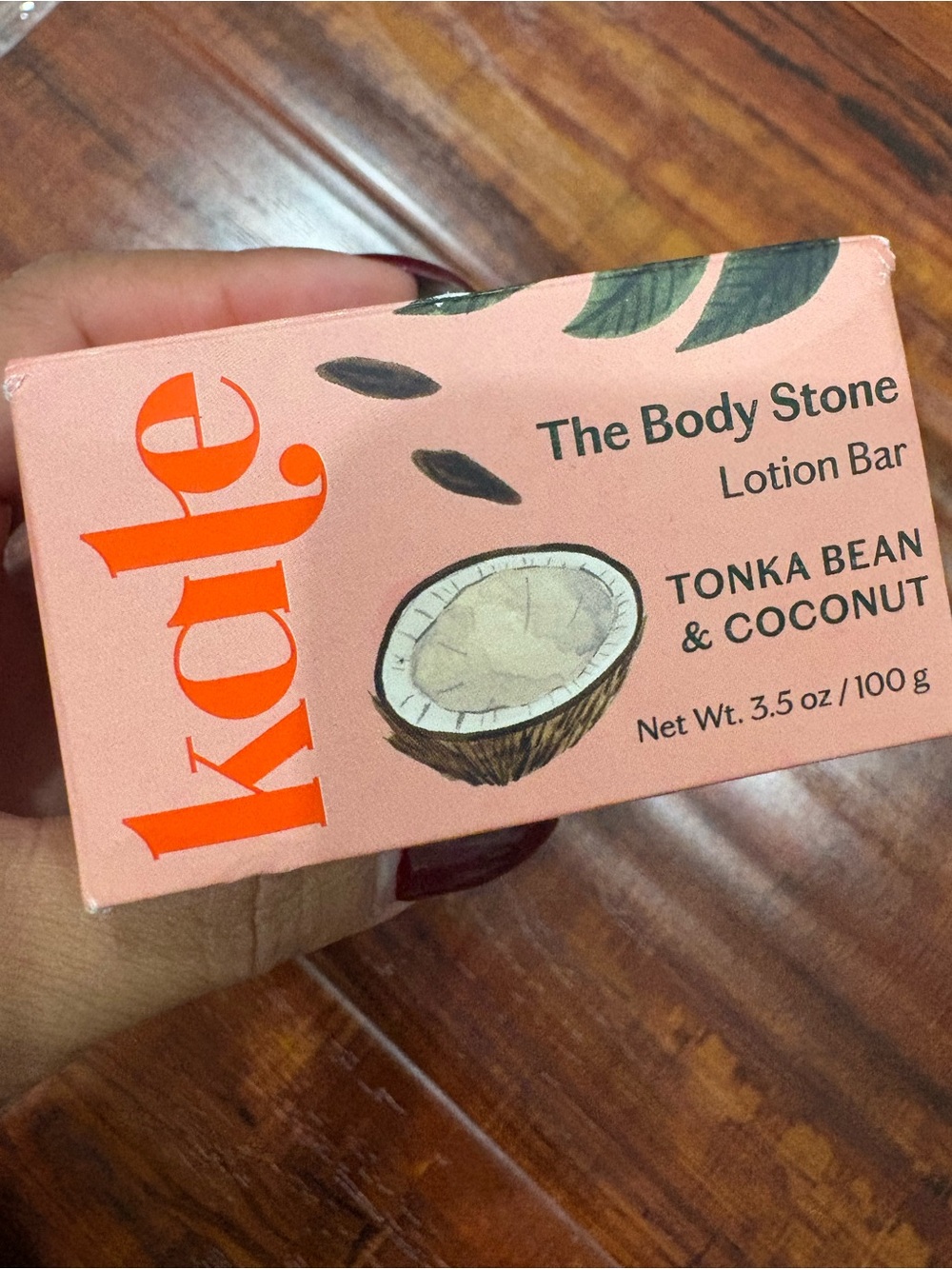 New Kate The Body Stone Tonka Bean & Coconut Lotion Bar